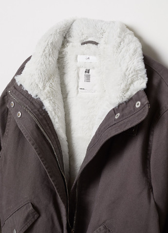 Темно-сіра зимня куртка H&M