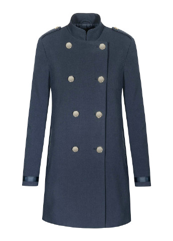 Темно-синее демисезонное Пальто без капюшона Orsay