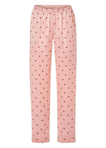 Розовая всесезон пижама (рубашка, брюки) рубашка + брюки Esmara