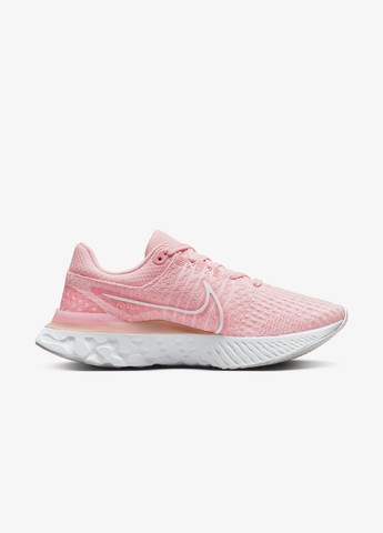 Кроссовки DD3024-600 Nike REACT INFINITY RUN FK 3 розовые демисезоны (317262823)