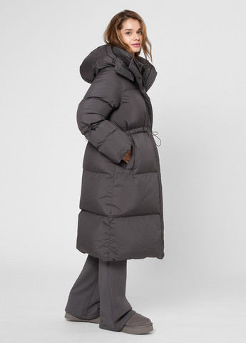 Темно-сірий зимній Пуховик PRPY