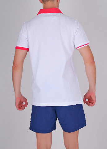 Белая футболка-поло для мужчин David с логотипом