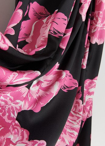 Комбинированное кэжуал платье клеш Reserved розы