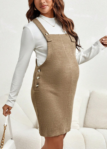 Комбинированный демисезонный комплект для беременных (сарафан, гольф) SHEIN