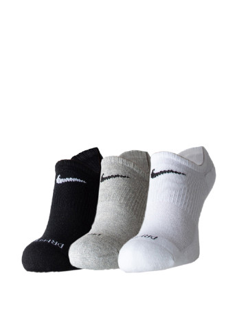 Шкарпетки (3 пари) Nike u nk evry plus cush ns foot 3p (223733024)