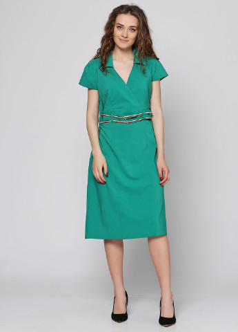 Зелена кежуал плаття, сукня Ut однотонна