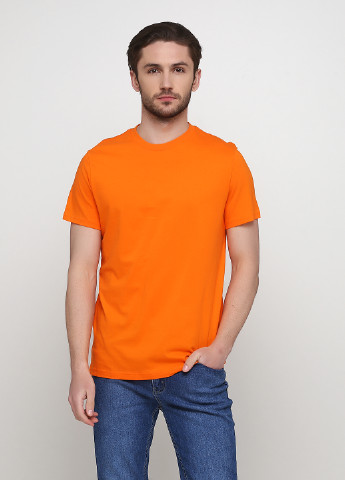 Оранжевая футболка Weekday