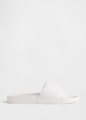 Белые шлепанцы Gap с тиснением, с логотипом