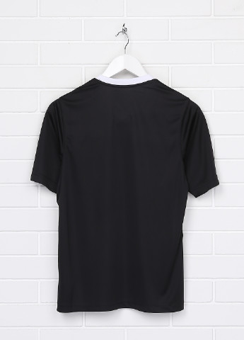 Черная летняя футболка с коротким рукавом Umbro