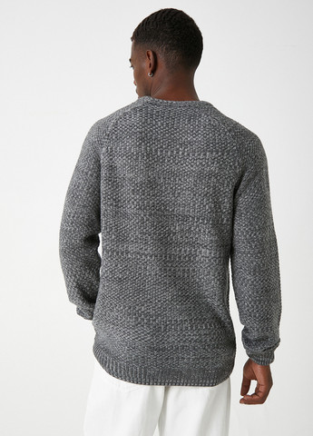 Серый зимний свитер джемпер KOTON