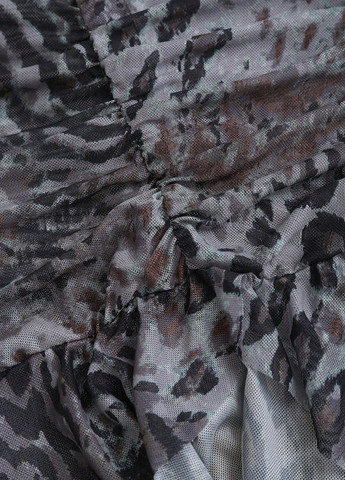 Серо-коричневое откровенный платье SHEIN леопардовый