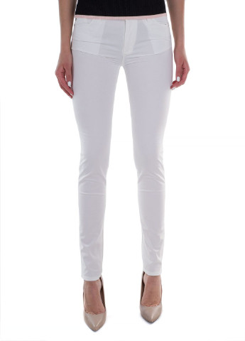 Белые летние брюки Emporio Armani