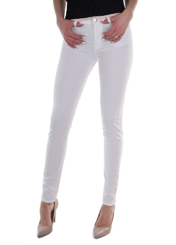 Белые летние брюки Emporio Armani