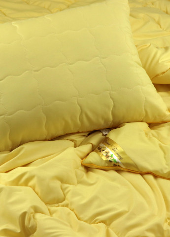 Подушка, 50х70 см Руно однотонная жёлтая