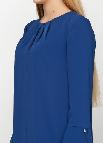 Темно-синее кэжуал платье Pedro Del Hierro однотонное
