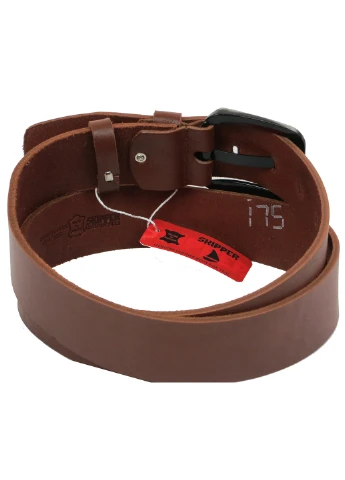 Мужской кожаный ремень 121-141х4,5 см Skipper (233420707)