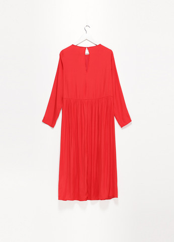 Красное кэжуал сукня а-силуэт H&M однотонное
