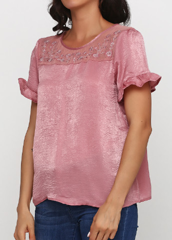 Розовая летняя блуза Miami by Francesca's