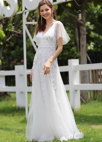 Белое кэжуал платье а-силуэт SHEIN однотонное