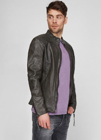 Темно-серая демисезонная куртка Tigha