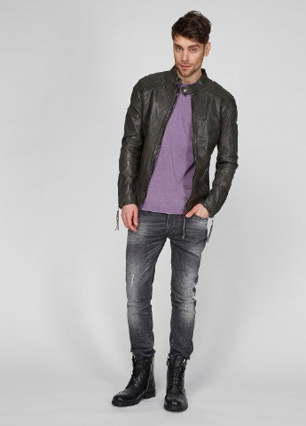 Темно-серая демисезонная куртка Tigha