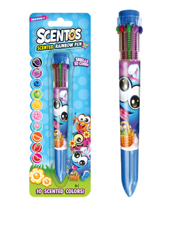 Многоцветная ароматная шариковая ручка (10 цветов) Scentos (252447401)