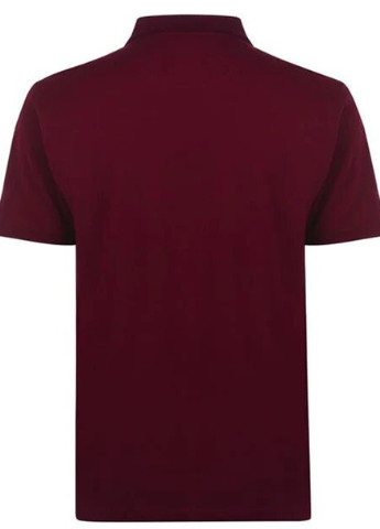 Темно-бордовая футболка-поло для мужчин Pierre Cardin в полоску
