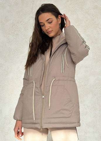 Бежева демісезонна куртка No Brand