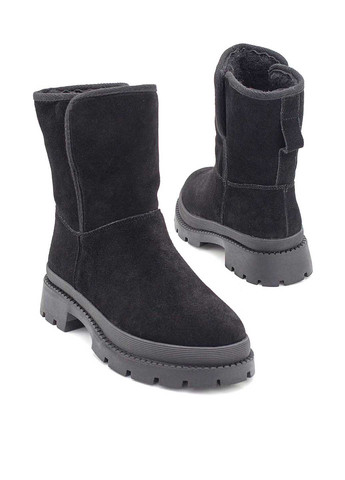 Зимние ботинки Respect на тракторной подошве спилок