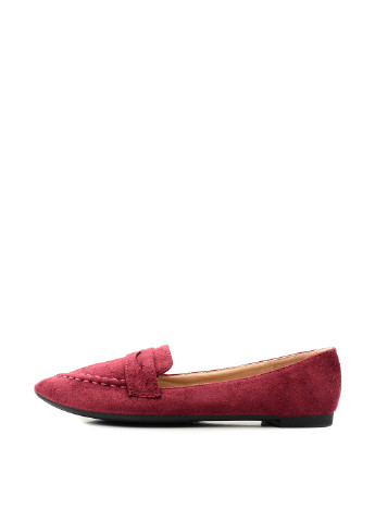Красные женские кэжуал туфли на низком каблуке - фото