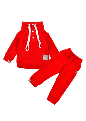 Червоний демісезонний костюм (світшот, брюки) брючний Timbo