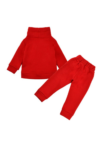 Червоний демісезонний костюм (світшот, брюки) брючний Timbo