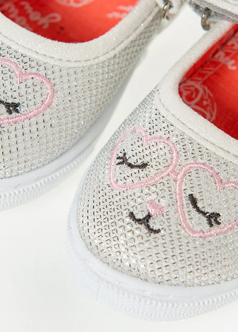 Серебряные туфли на платформе Cool Club