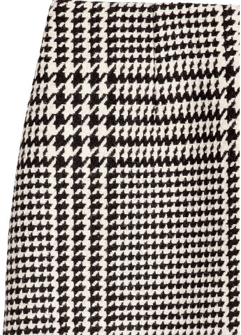 Черно-белая кэжуал юбка H&M
