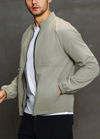 Сіра демісезонна вітровка SHEIN