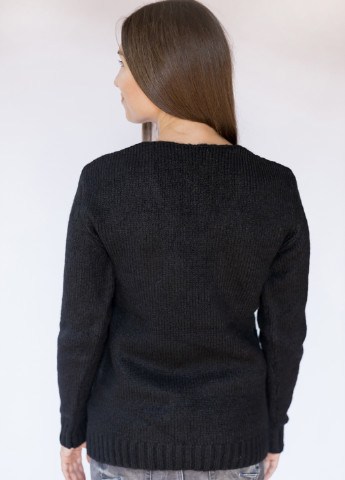 Черный демисезонный пуловер пуловер Mustang