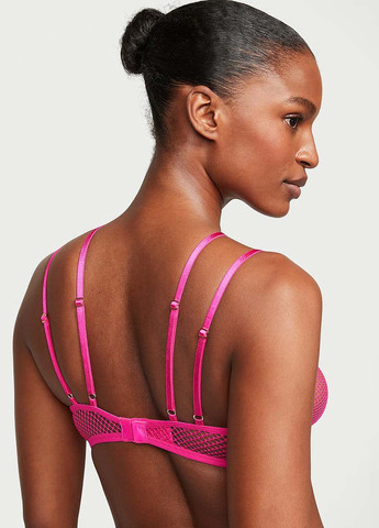 Розовый демисезонный комплект (бюстгальтер, трусики) Victoria's Secret