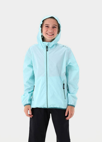 Світло-блакитна демісезонна вітровка CMP G JACKET RAIN FIX HOOD