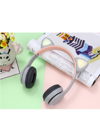 Бездротові дитячі навушники з котячими вушками та RGB підсвічуванням (472866-Prob) Сірі Francesco Marconi (251783805)