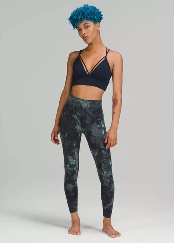 Комбинированные демисезонные легинсы Lululemon Athletica