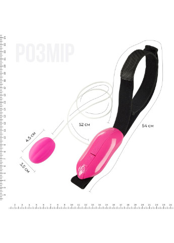 Виброяйце Playball для стимуляції точки А, з турборежимом, кріплення до ноги Adrien Lastic (254551084)