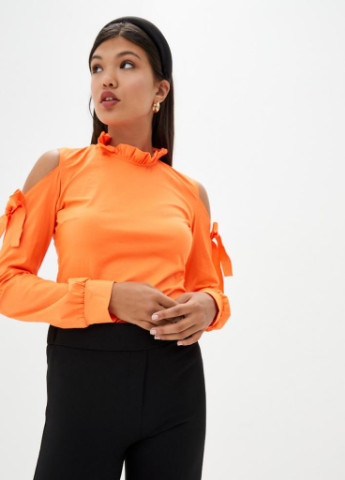 Оранжевая демисезонная женская блузка kosmo Podium