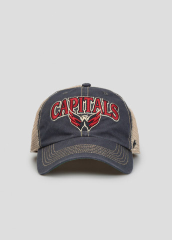 Синяя кепка с вышивкой Washington Capitals 47 Brand (253563856)