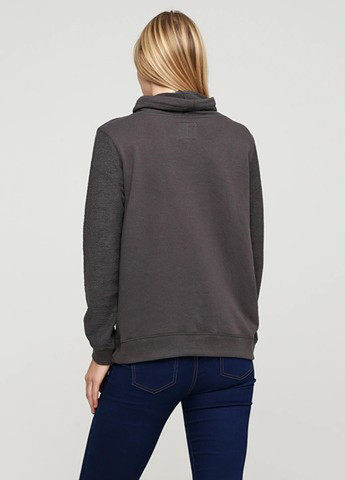 Темно-сірий світшот Blue 84 однотонний нашивки (361959976)