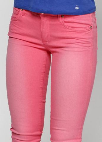 Розовые кэжуал демисезонные брюки Juicy Couture