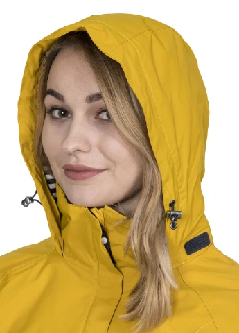 Желтая демисезонная куртка Trespass RAINY DAY - FEMALE JKT TP75