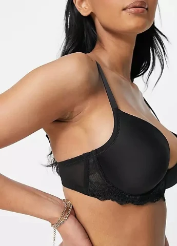 Чёрный бюстгальтер Asos
