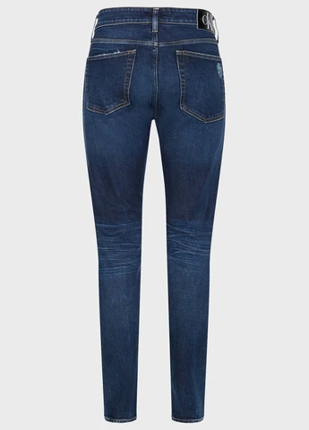 Синие демисезонные слим джинсы Calvin Klein Jeans