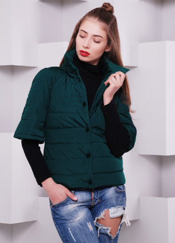 Зелена демісезонна куртка TessDress
