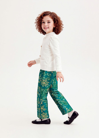 Зеленые кэжуал демисезонные прямые брюки Reserved